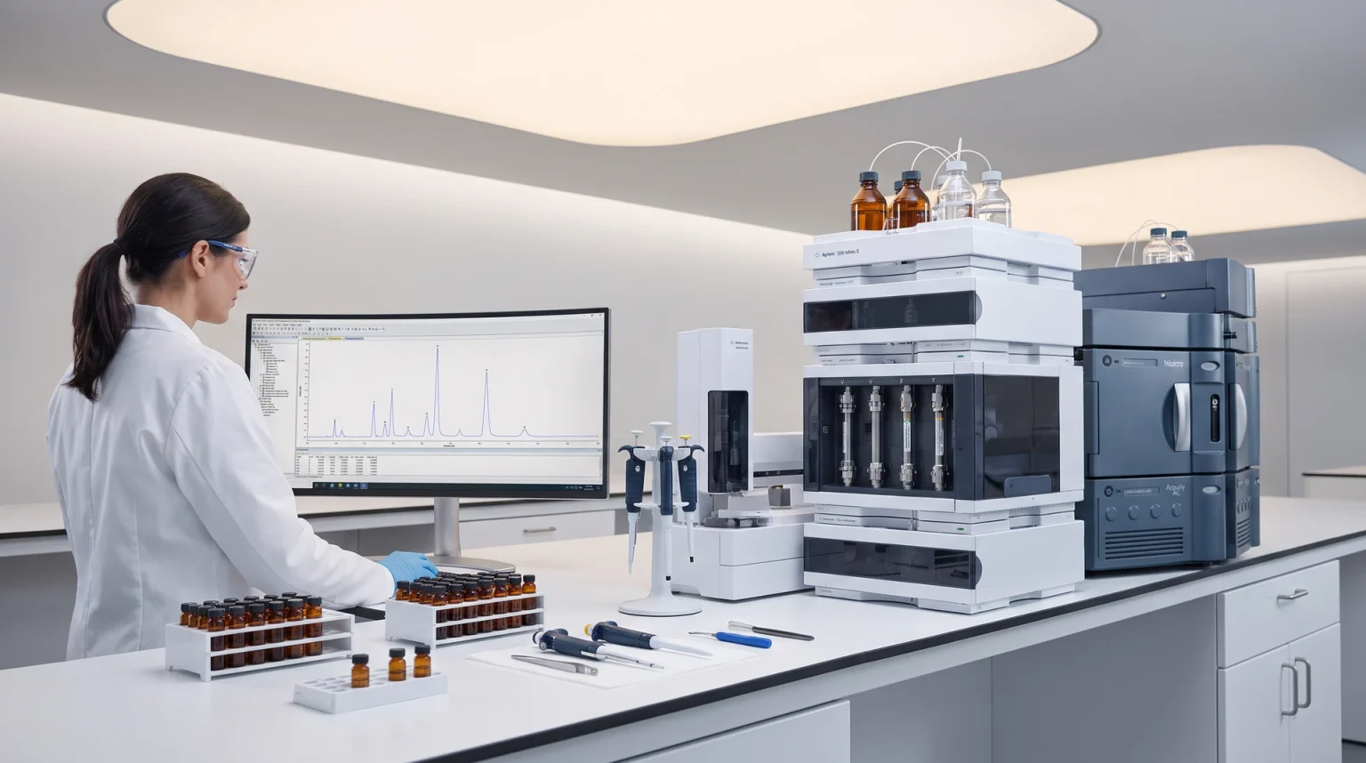 Lab equipment at the Marogen Bio facility